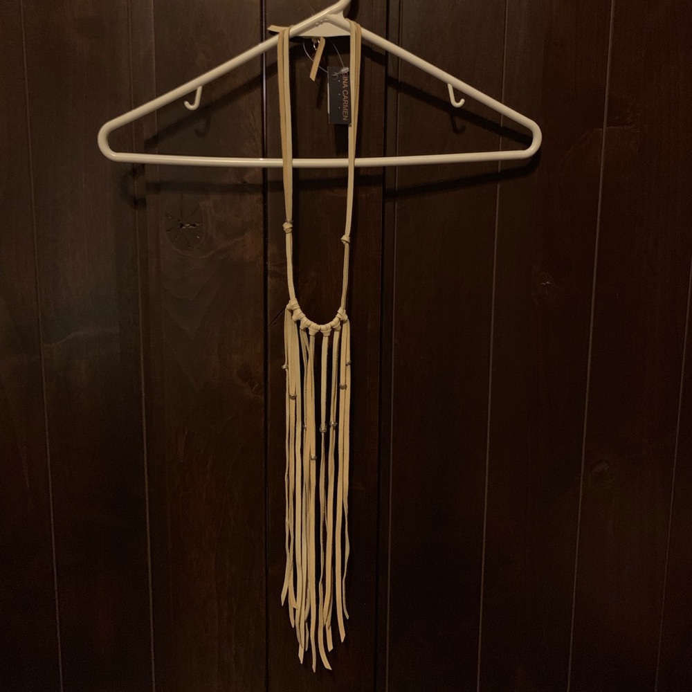 Gina Carmen tassel necklace